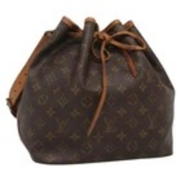 LOUIS VUITTON Monogram Petit Noe Shoulder Bag M42226 LV Auth 136178 - Picture 1 of 16